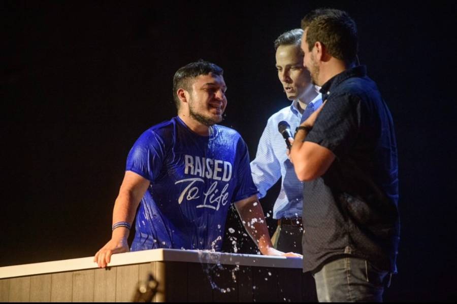 Kyle Joaquin baptism. 