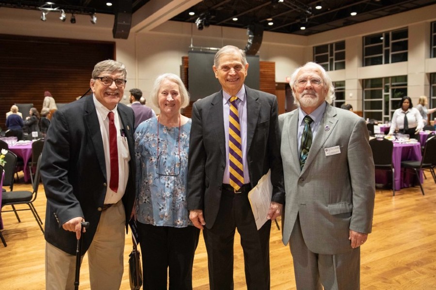 Former Lipscomb biology faculty with Roberson