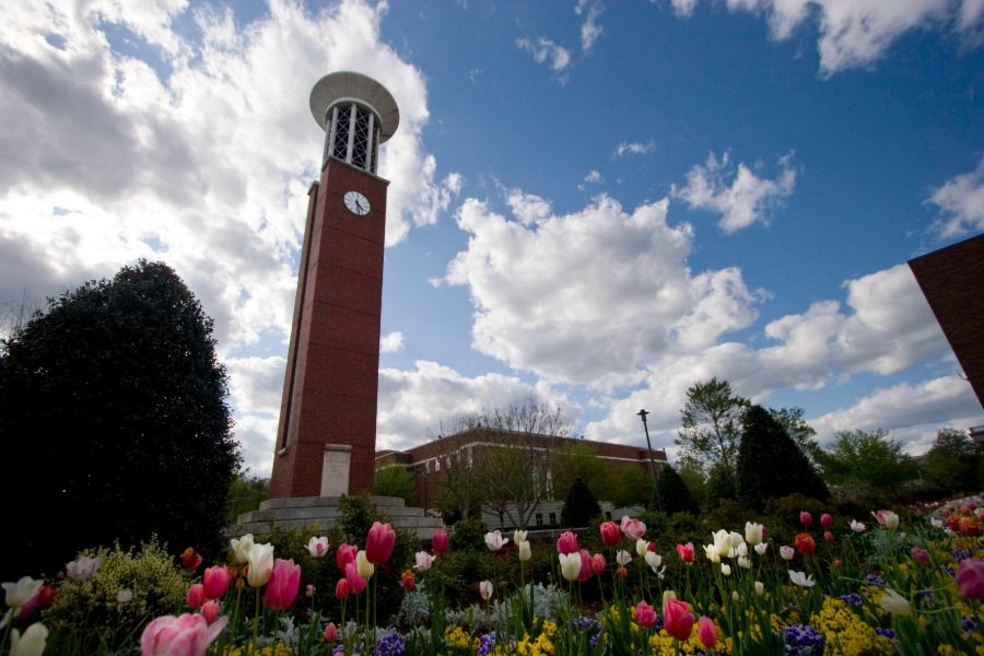 Lipscomb campus in the spring