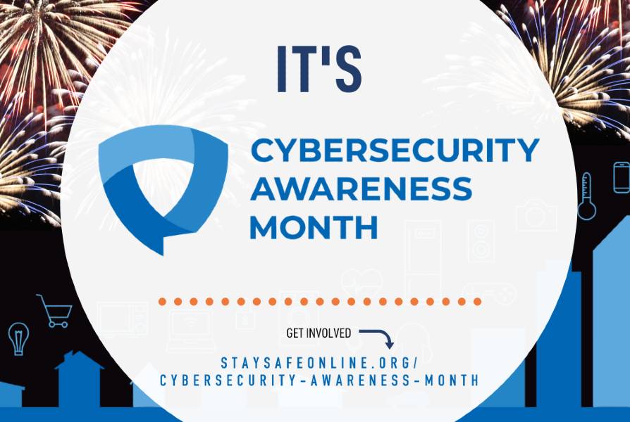 Logo for National Cyber Security Awareness month