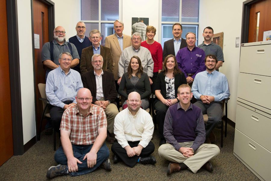 Engineering faculty and staff in 2015