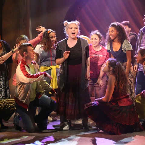 A student production of Godspell
