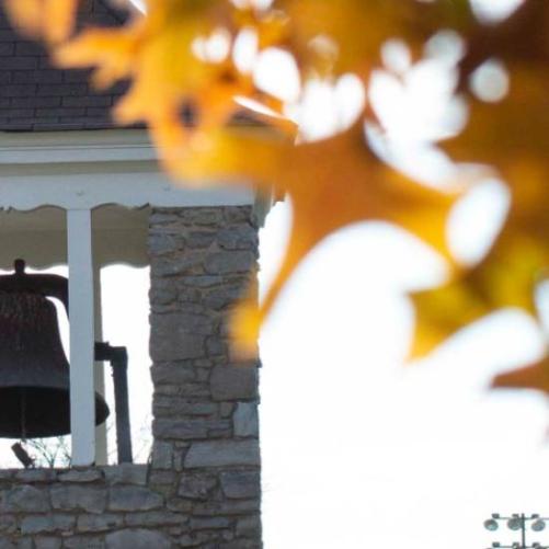 Lipscomb bell tower in autumn