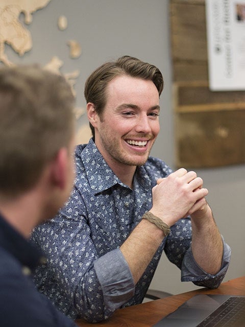 smiling student