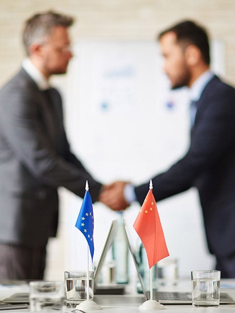 two people shaking hands