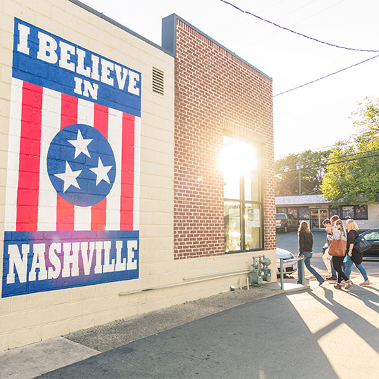 I Believe in Nashville mural