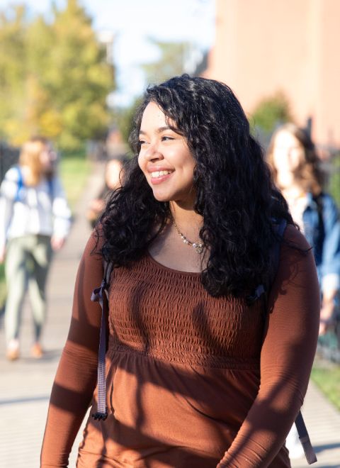 A student on campus.