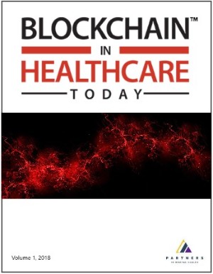 Blockchain in Health Care Journal Cover