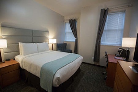 Interior of hotel room