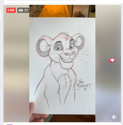 Drawing of Simba