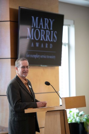 Roger Wiemers at Mary Morris Award Ceremony 