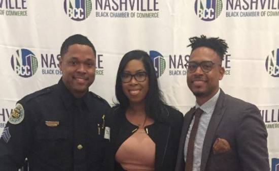 Natasha JOhnson at the Nashville Black Chamber AWards