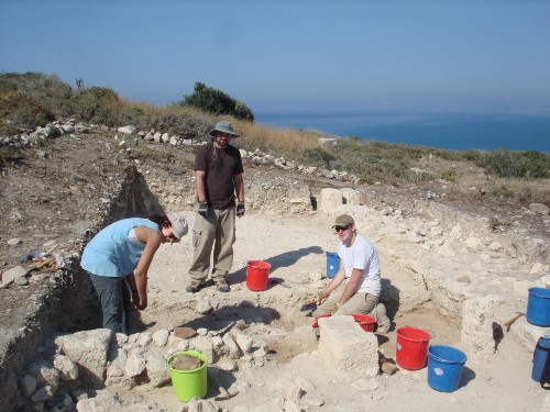 An archaeology dig in Kourion