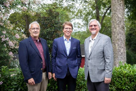 Photo of Steve Ortiz, Mark Lanier and Tom Davis