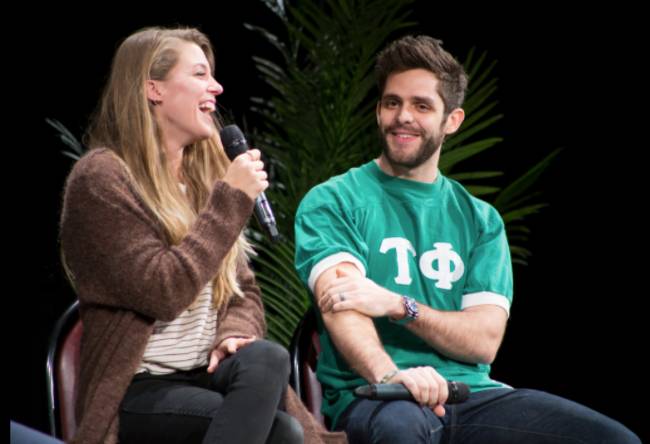 Thomas Rhett and wife, Lauren