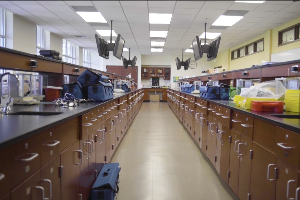A shot of our pharmacy compounding lab from the virtual tour.
