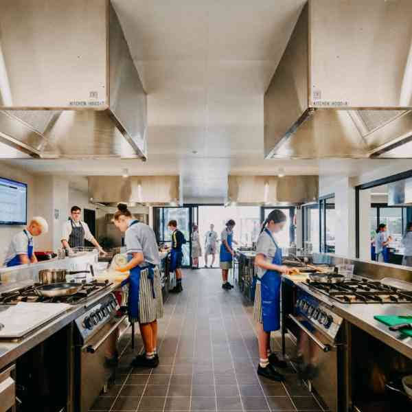 Redlands College Students Learning in the Hospitality Classrooms