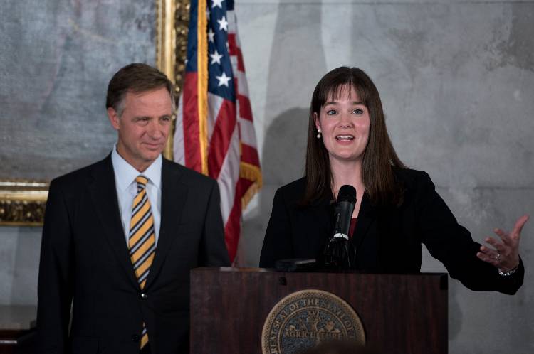 Candice McQueen with former TN governor Bill Haslam