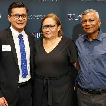 Sergio Licona with his parents