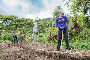 The majority of Dodson’s engineering humanitarian projects have been carried out in Guatemala, where she works with locals to install water distribution systems for remote villages.