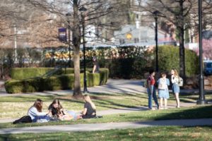 Lipscomb campus in the summer time