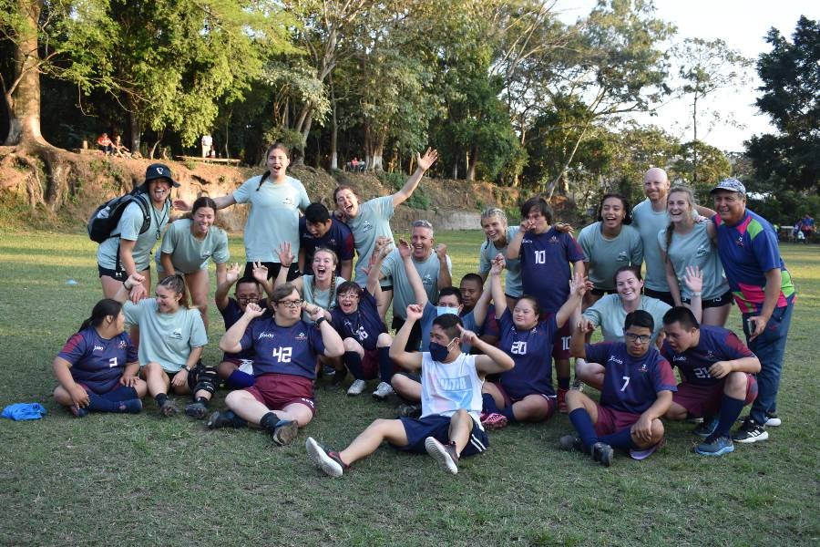 Women's soccer team in El Salvador