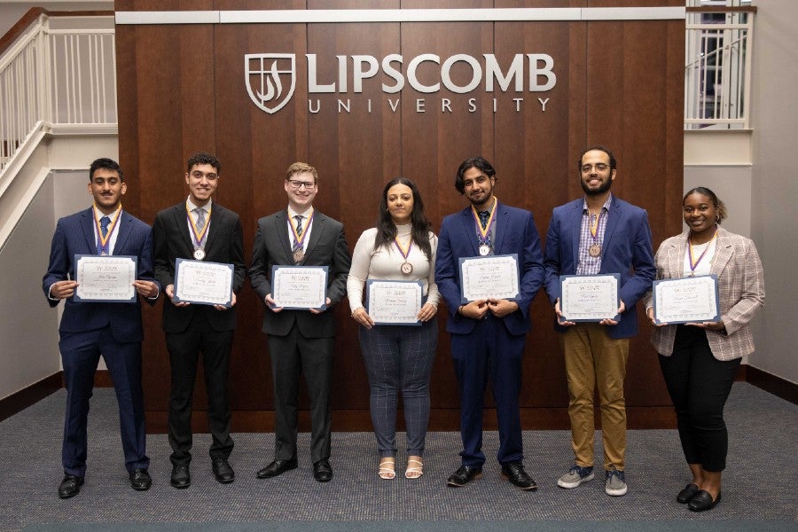 LaVelle Scholars holding certificates