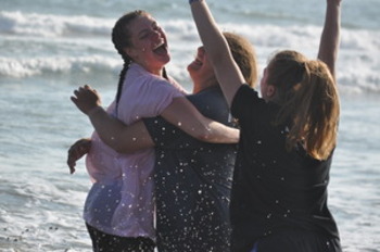 Baja VB Baptisms in the Ocean