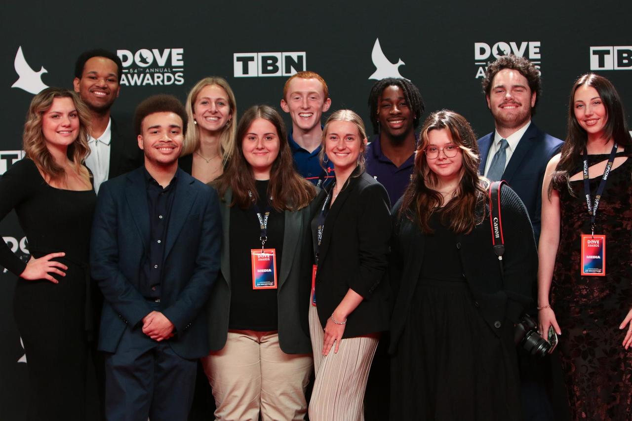 Herd Media student journalists at the Dove Awards
