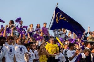 The Lippy Lunatics at a soccer game