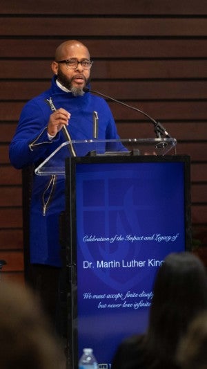 Orpheus Heyward speaks at MLK Day 2024