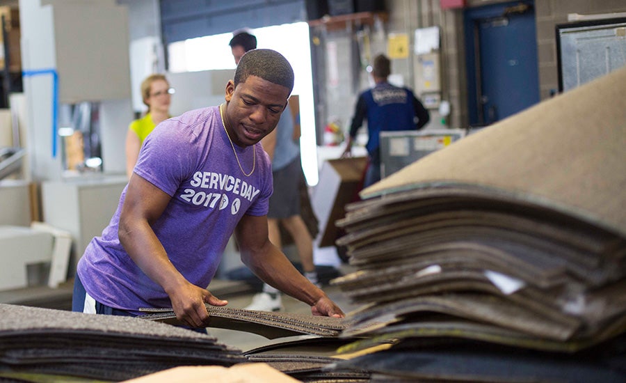 Students learn as they serve in SALT.