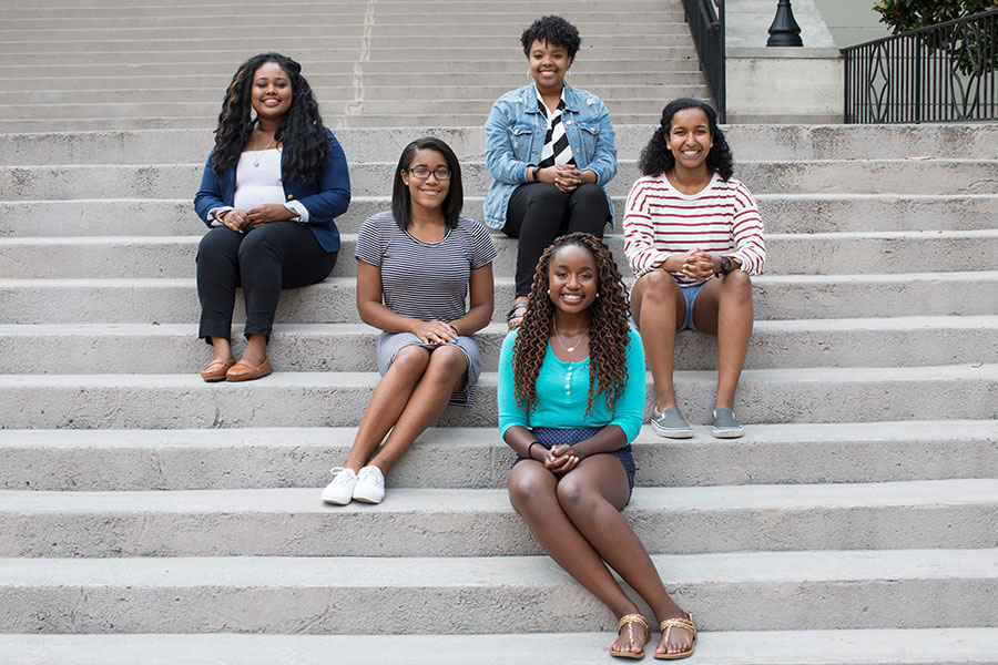 Student leaders of Black Student Union.