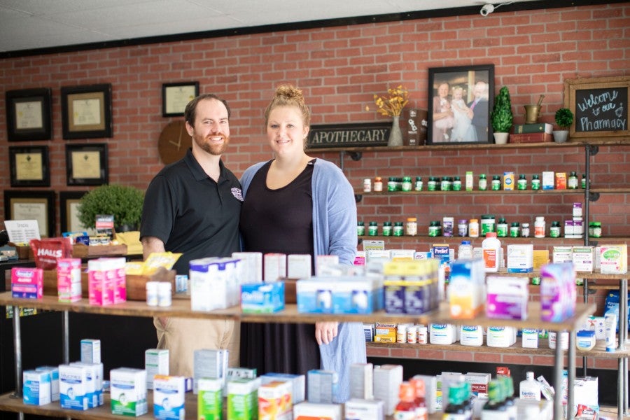 Sutton Family Pharmacy Shelves