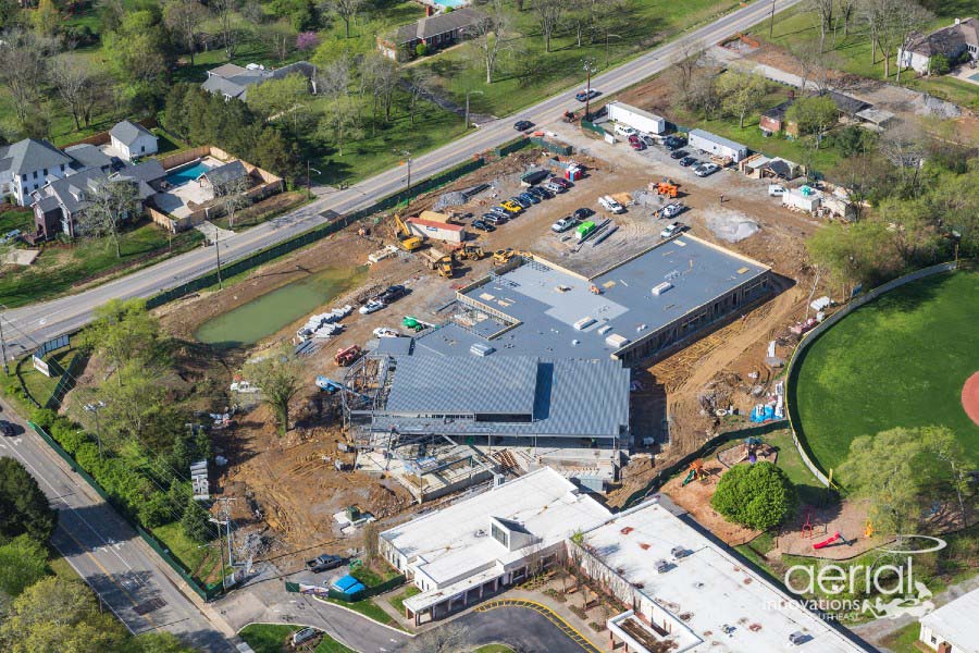 Construction of the Lipscomb Academy campus expansion