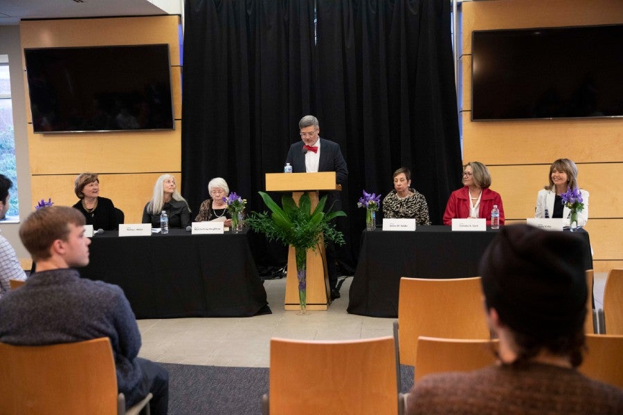 Six TN Supreme Court justices talk with students