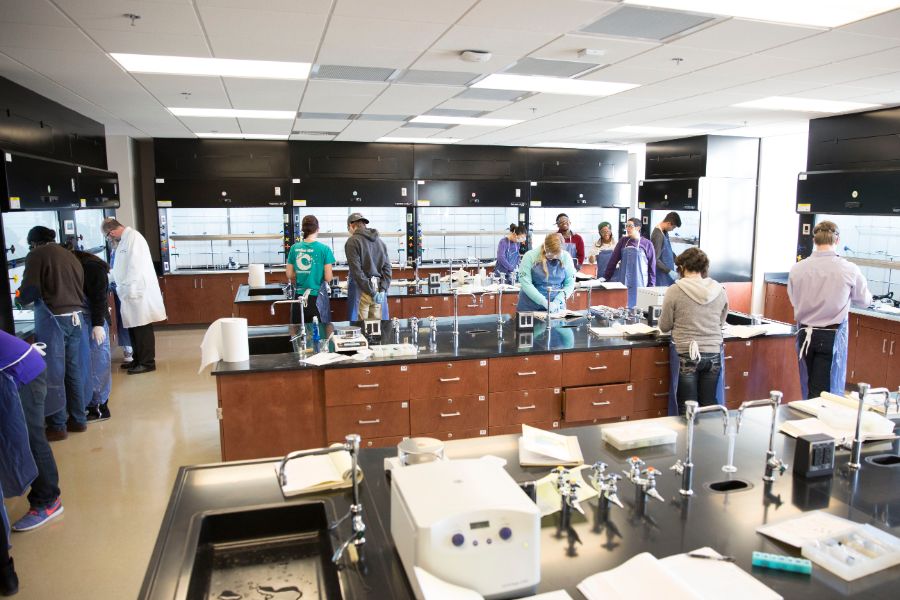 A lab on Lipscomb's campus