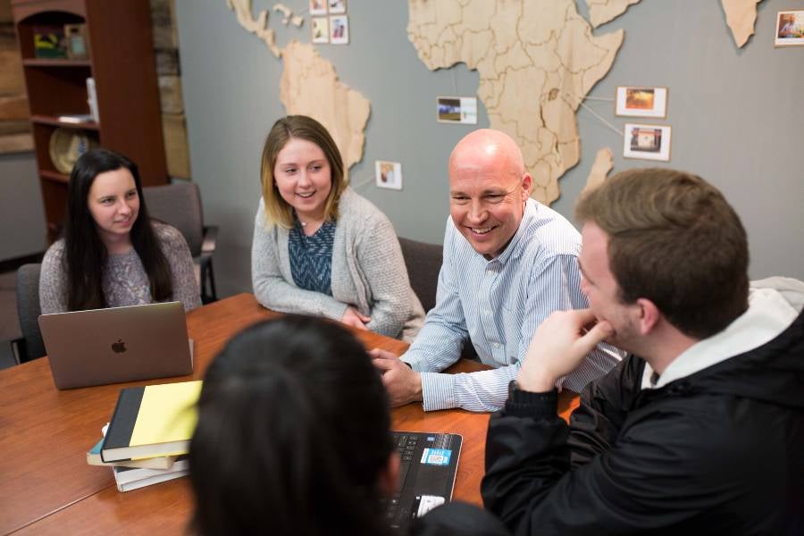 Rob Touchstone with a Business As Mission class