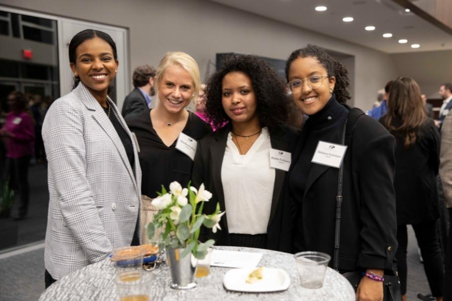 students at declaration dinner