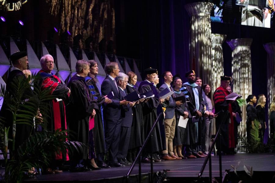 Inauguration stage guests