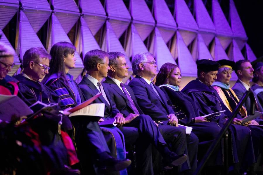 Inauguration stage guests