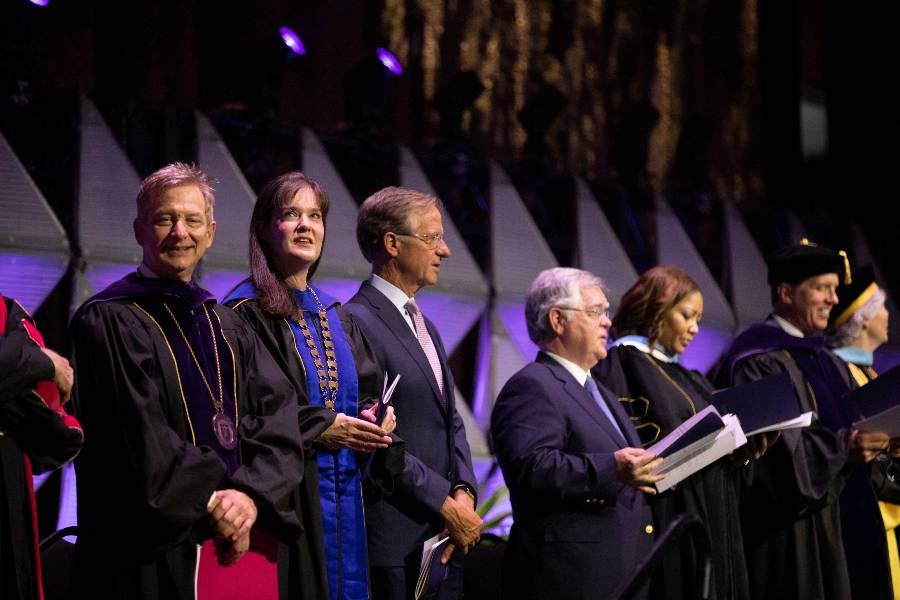 Inauguration stage guests