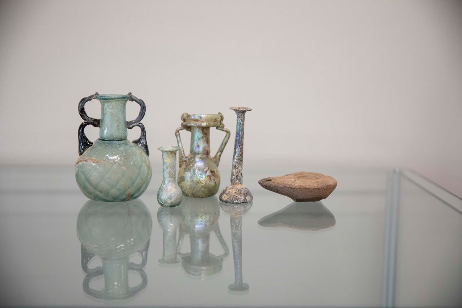 Jars made of glass