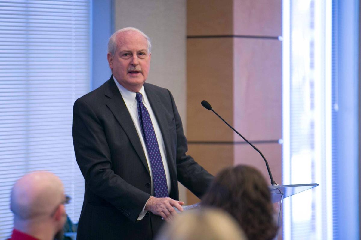 Provost Bledsoe often presided over events and ceremonies on campus.