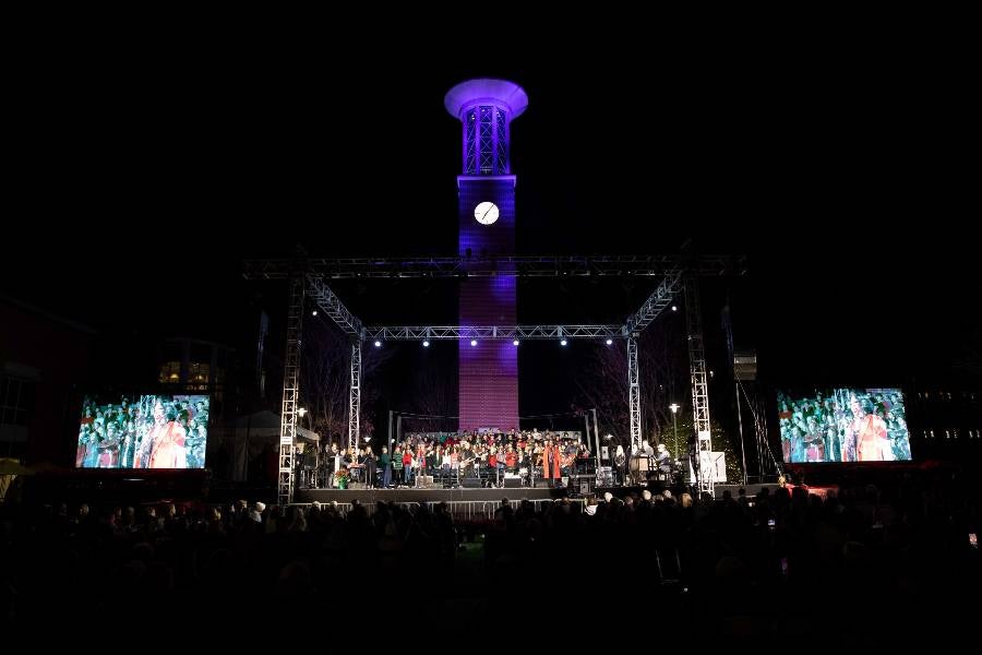 Lighting of the Green Stage