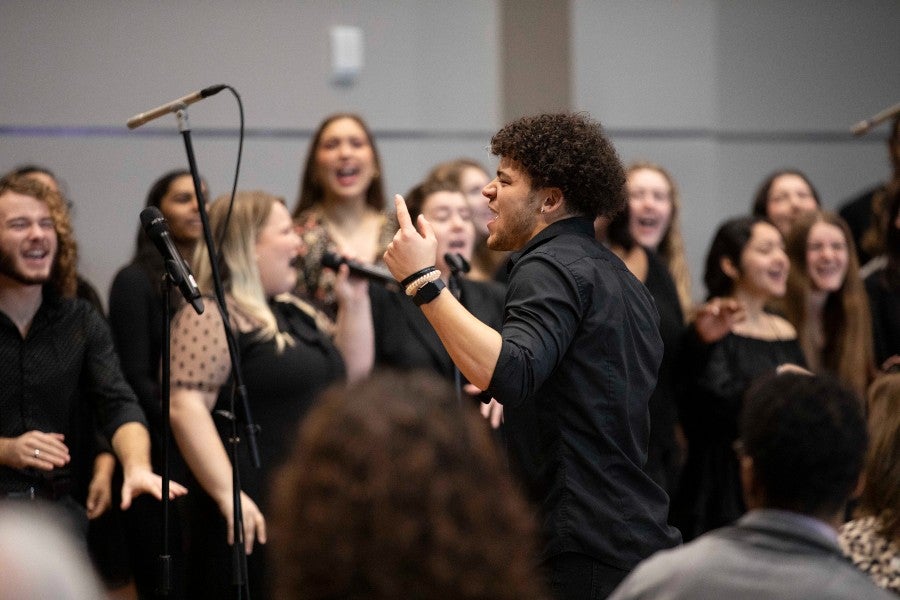 Gospel Choir performing