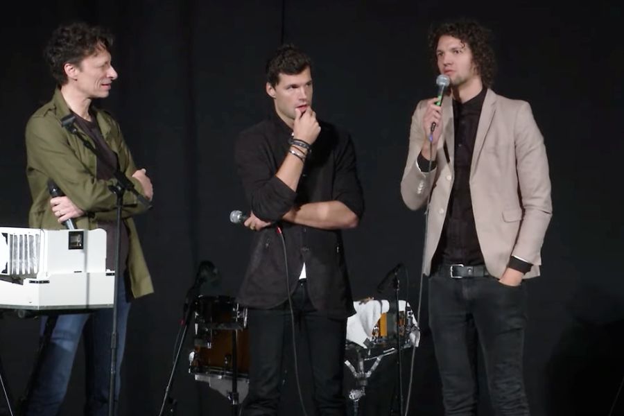 For King and Country speaking at The Gathering