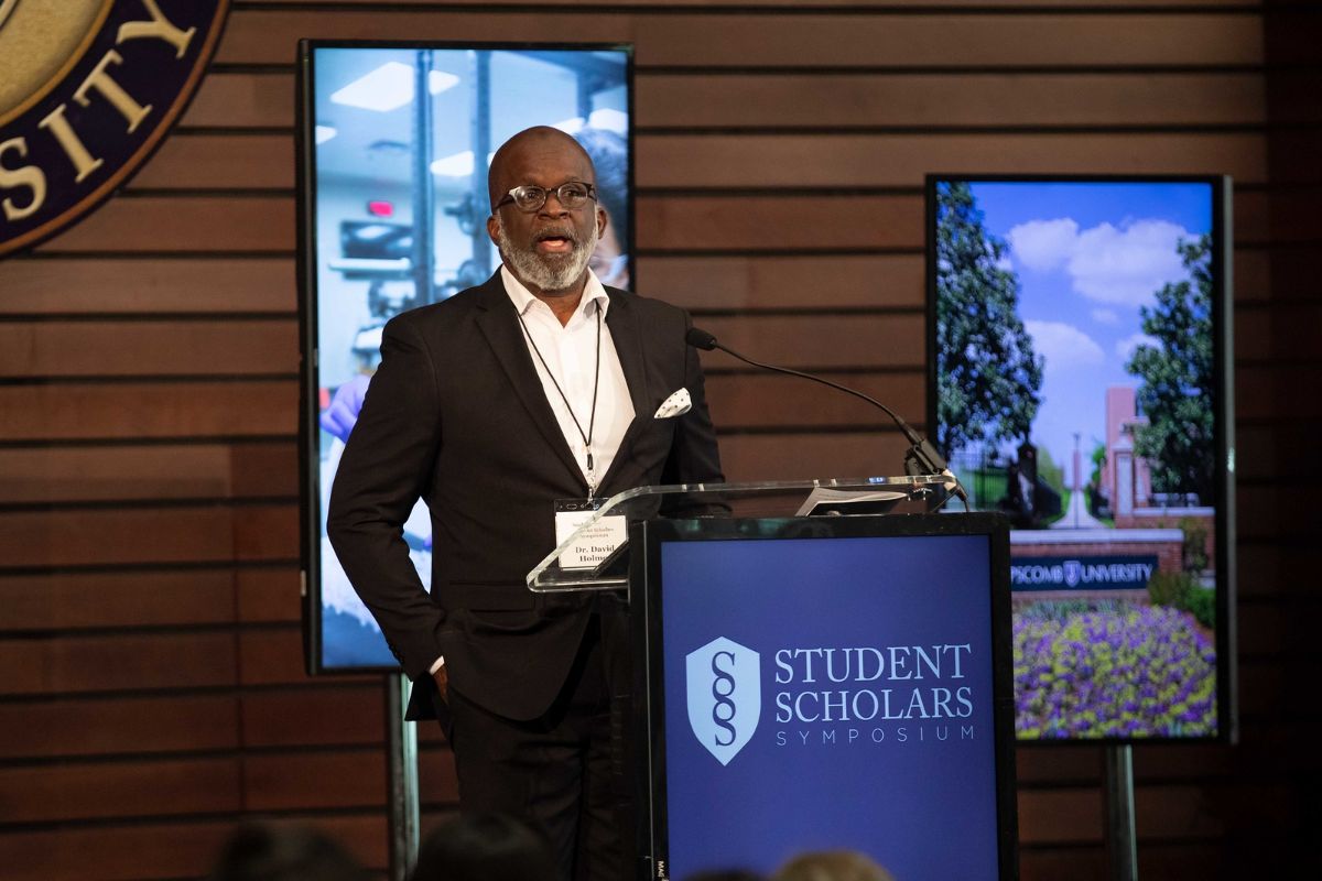 Speaker at the Student Scholars Symposium