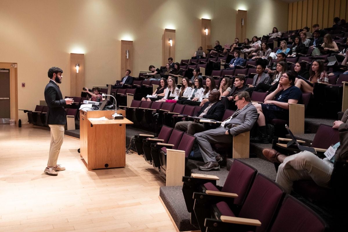 Speaker at the Student Scholars Symposium