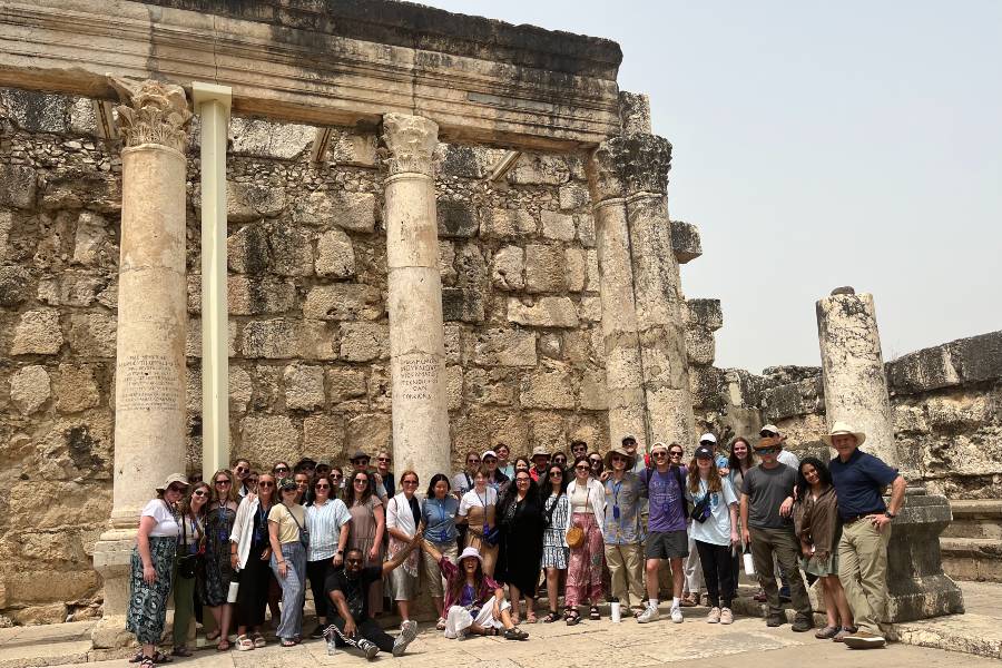 Students in the Biblical Worldview course at Capernaum.